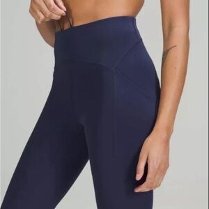 Lululemon Power Thru High-Rise Tight 25" - Night Sea - Size 14